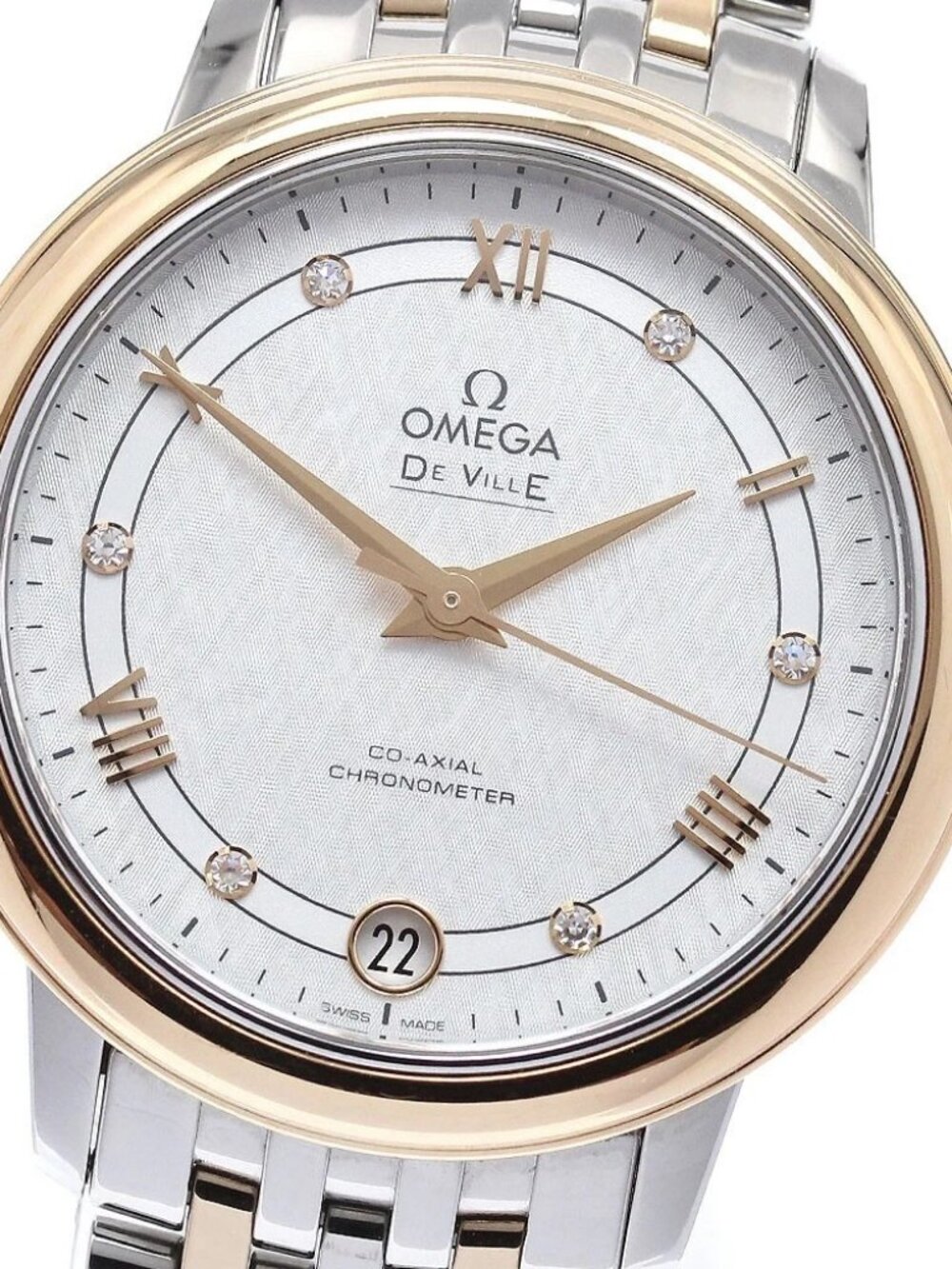 OMEGA De Ville Prestige 424.20.33.20.52.002 6P diamond Automatic Ladies_959383